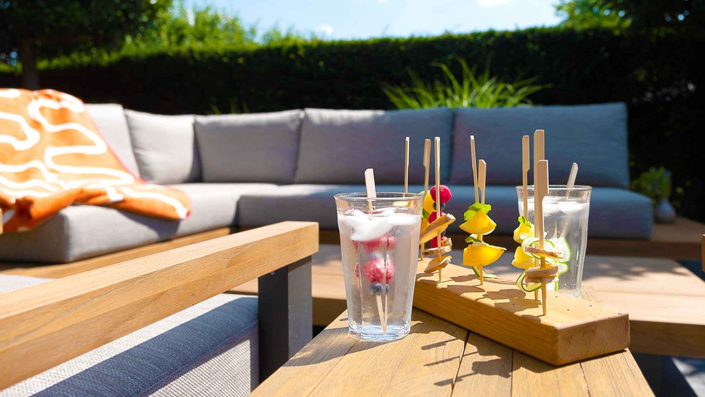 prikplank met vers frui